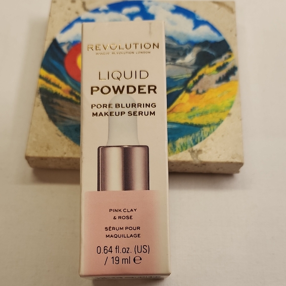 2x - Revolution Liquid Powder Pore Blurring Serum Pink Clay & Rose - 19ml - Picture 3 of 6